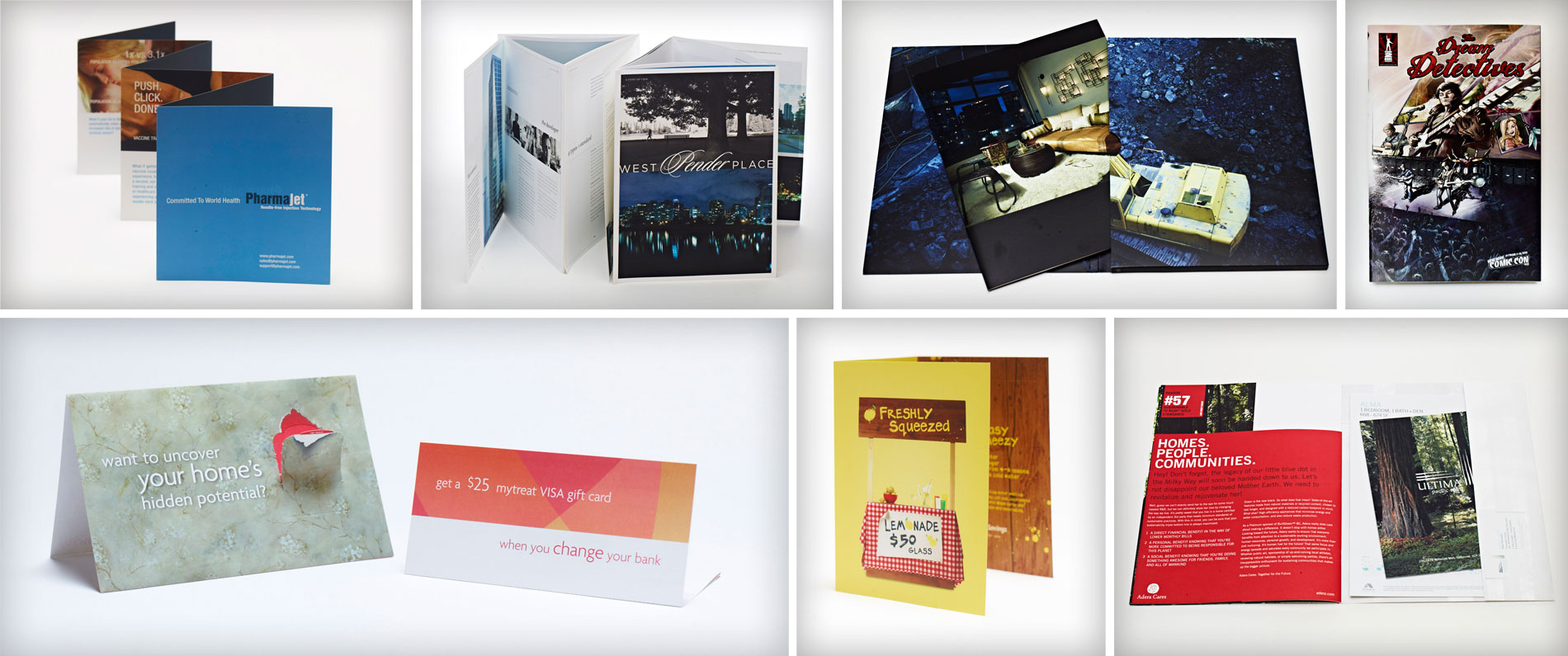 High quality comic books and brochures